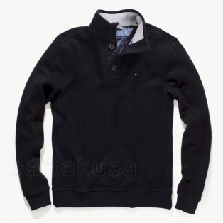 TOMMY HILFIGER BLUZA MESKA - HALF ZIP